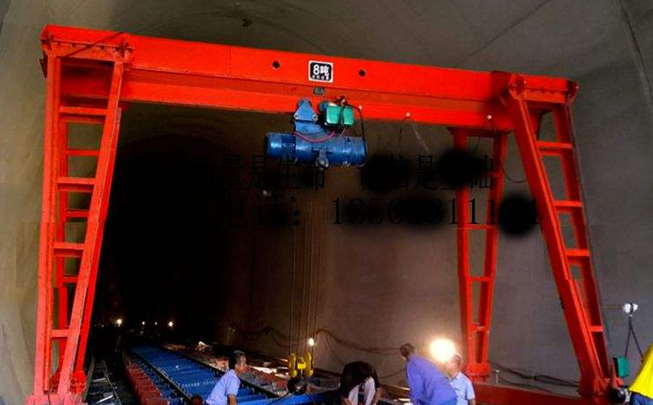 8噸門式起重機隧道使用