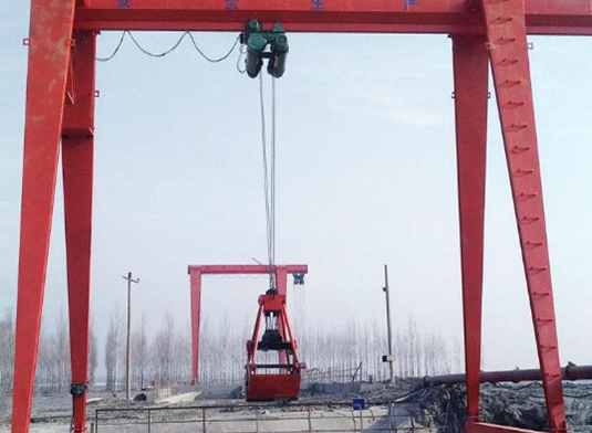 雙梁抓斗門式起重機
