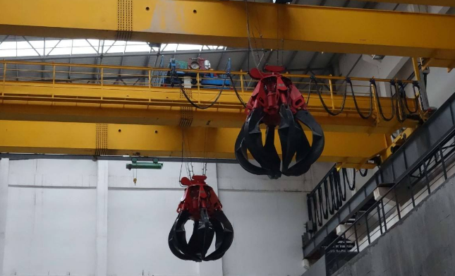 起重設(shè)備雙繩和四繩抓斗起重機(jī)鍍鋅鋼絲繩繞法圖示